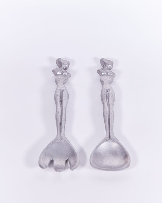 LADY FIGURE SALAD SERVERS