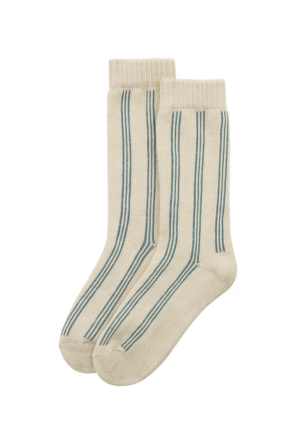 DEIJI STUDIOS WOVEN SOCK IN RIVER STRIPE