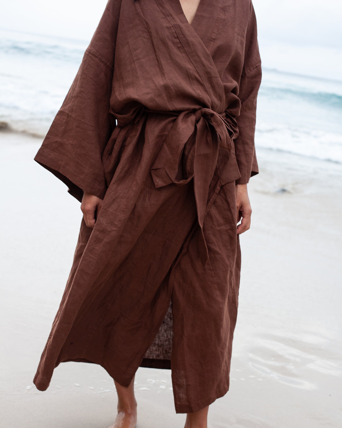 DEIJI STUDIOS ROBE IN TOBACCO