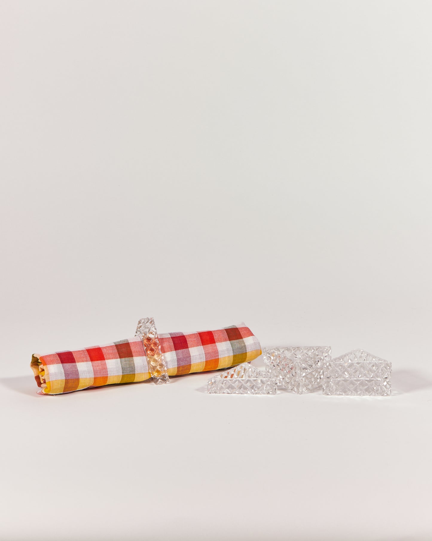 CRYSTAL NAPKIN RING SET