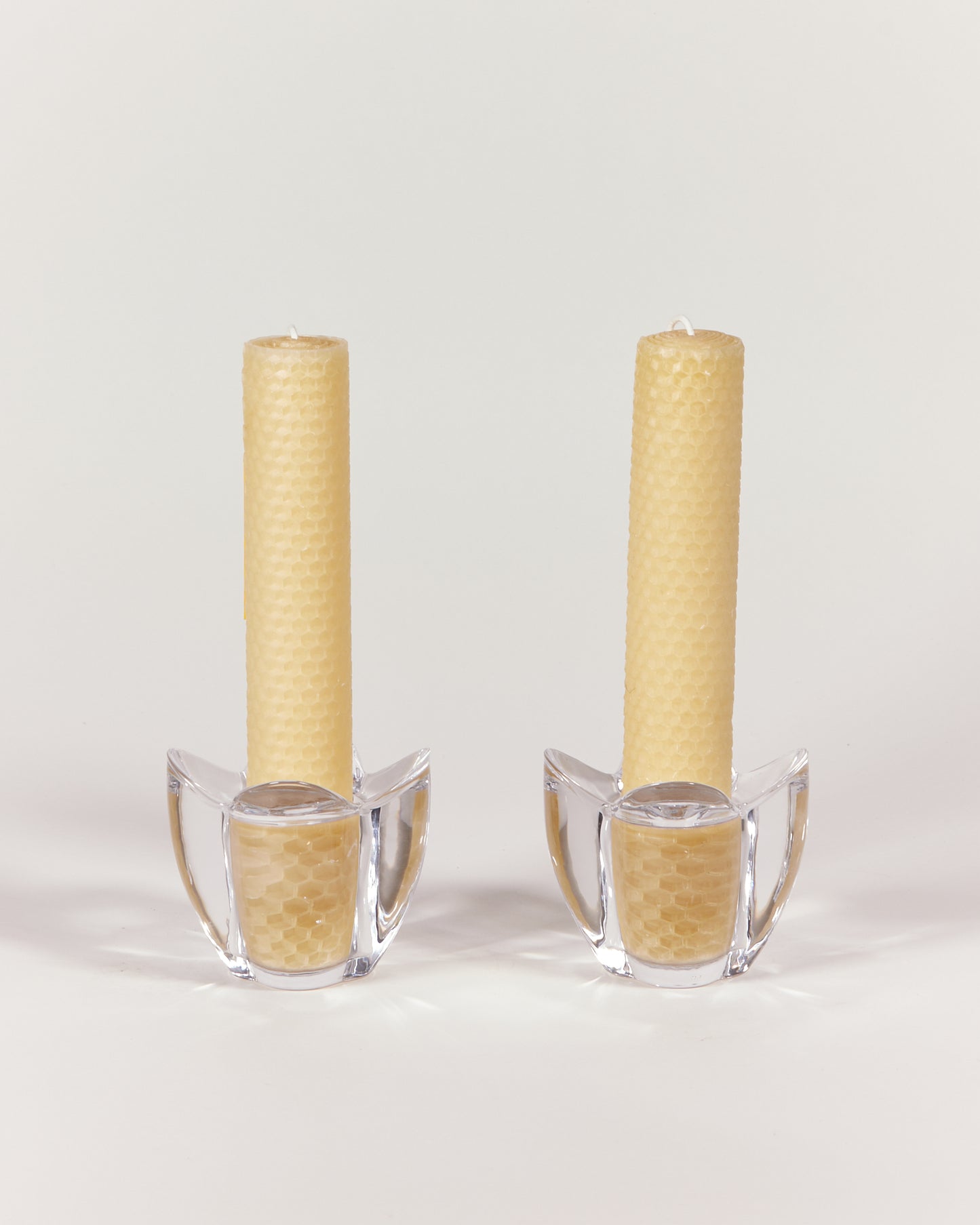 FLOWER PILLAR CANDLE HOLDER SET