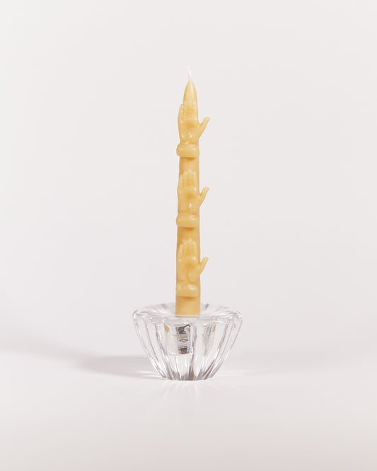 CRYSTAL CANDLE HOLDER