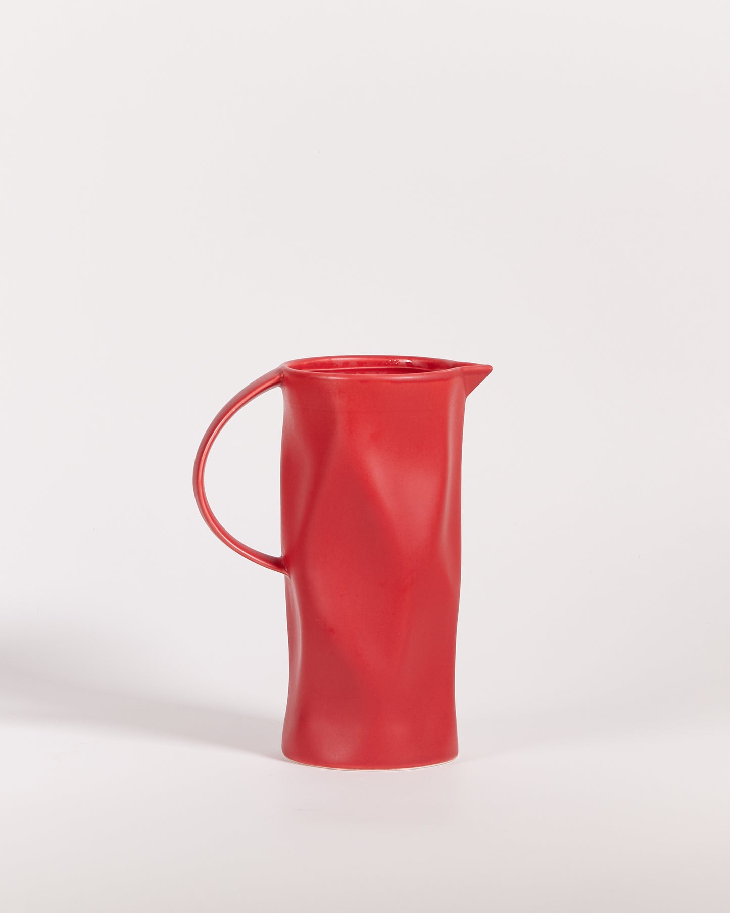 RED CERAMIC JUG