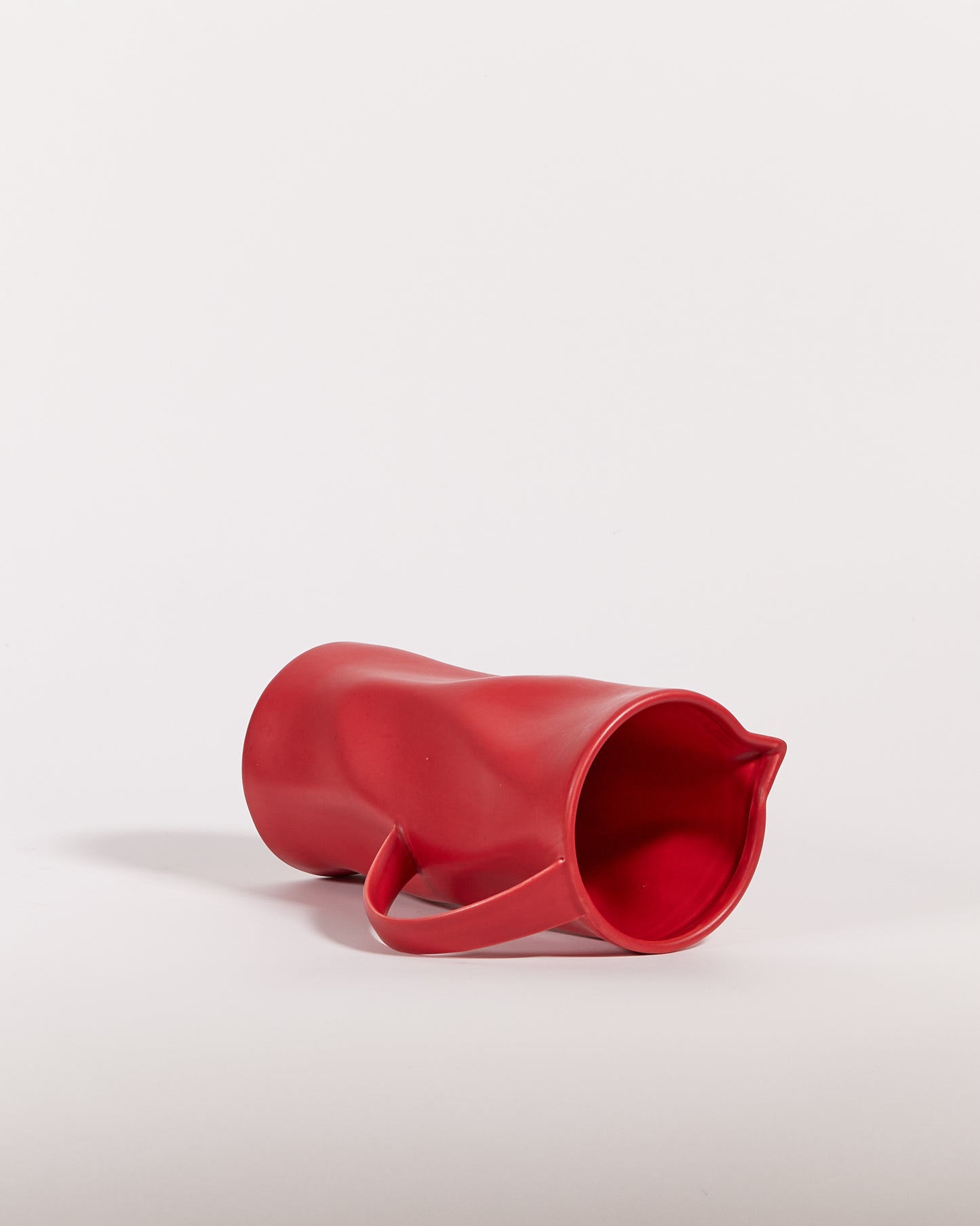 RED CERAMIC JUG