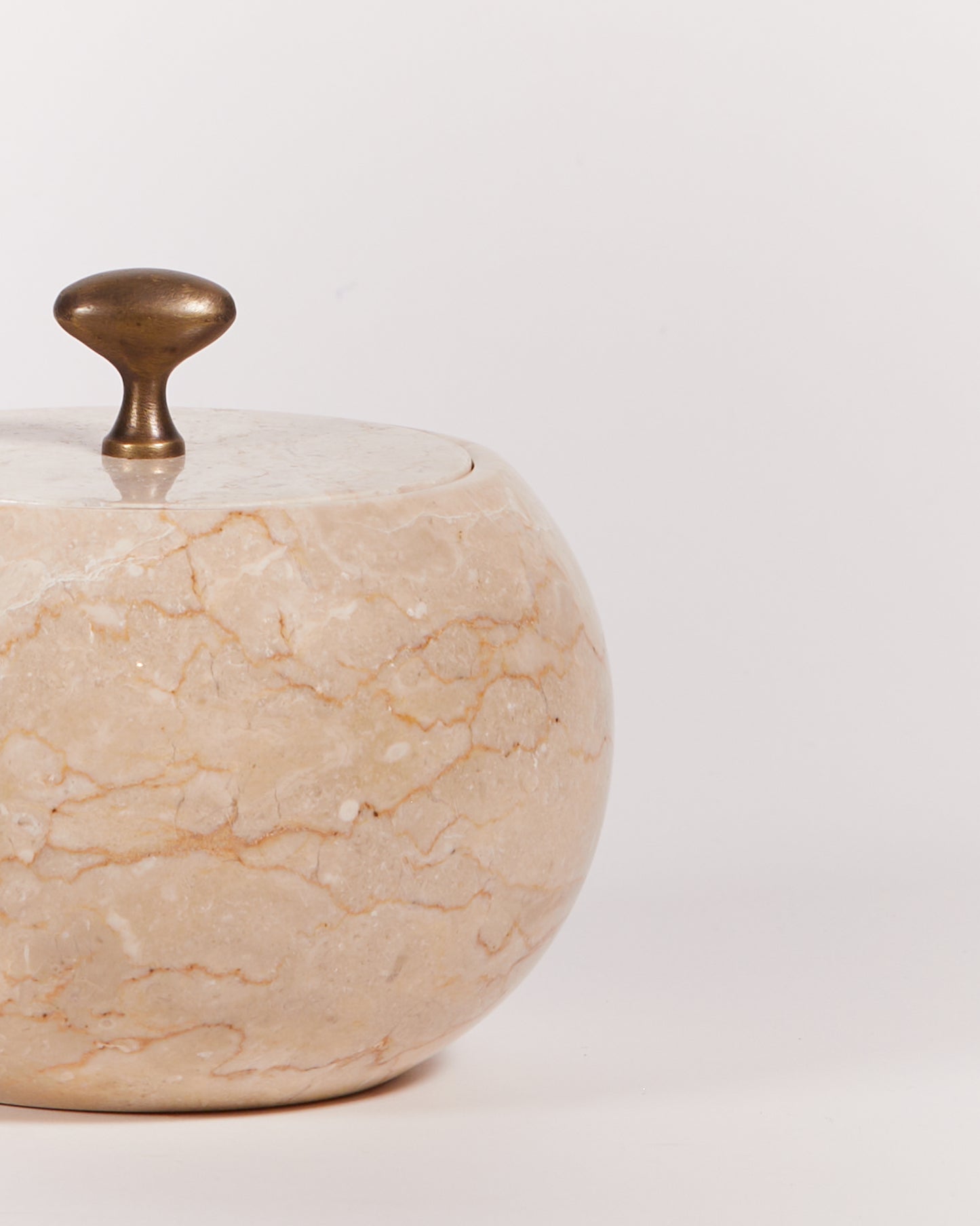 SOLID MARBLE CANISTER