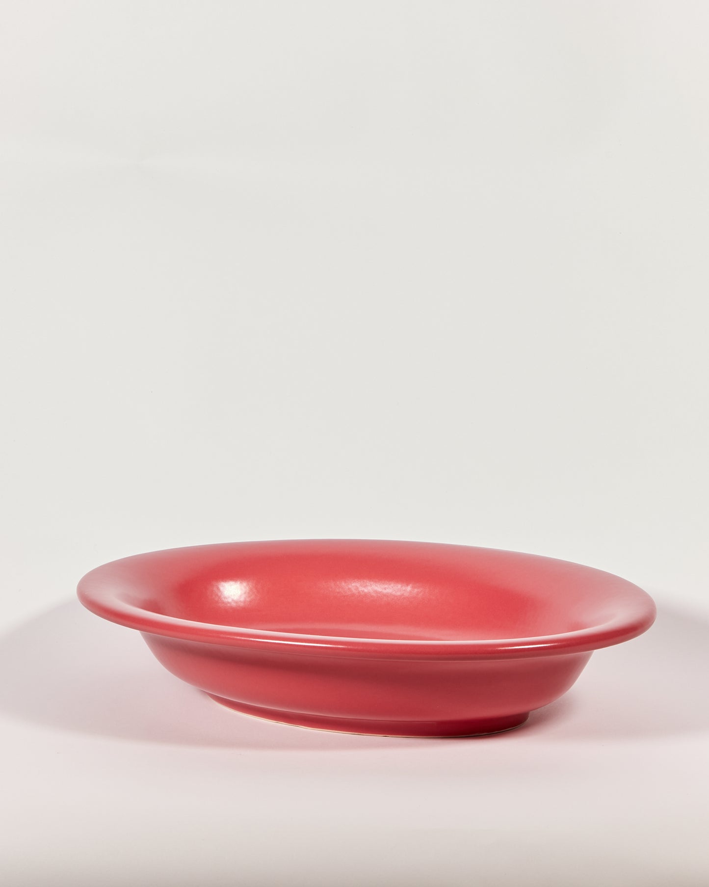 OVAL SERVING BOWL IN CAYENNE