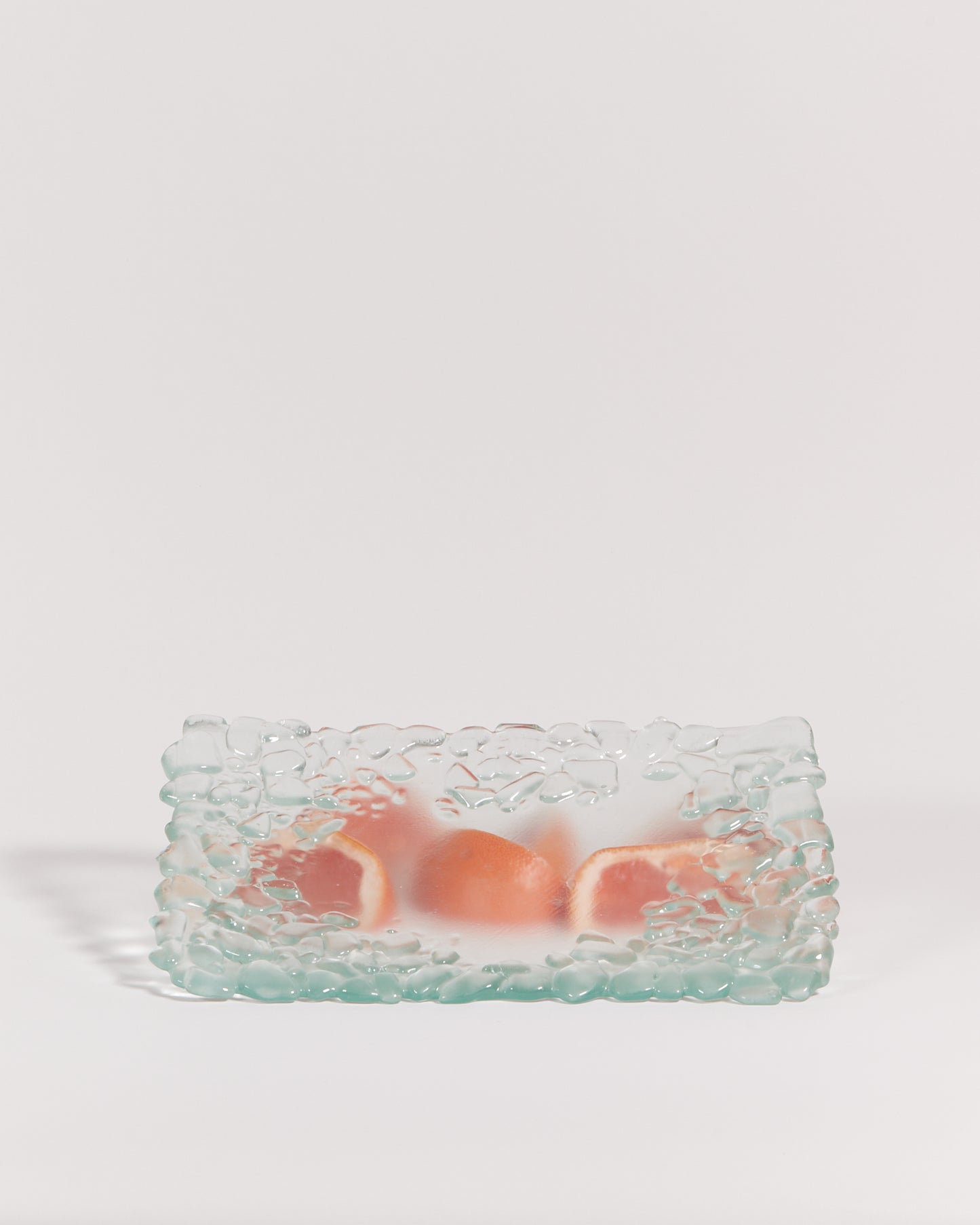 PEBBLED GLASS PLATTER