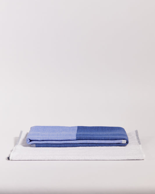 TWO TONE JAPANESE HAND TOWEL